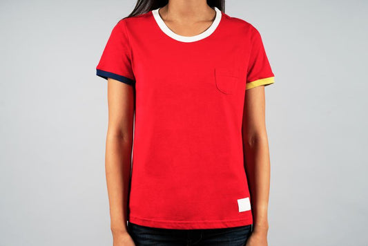 Red Sports Tee - Happy July